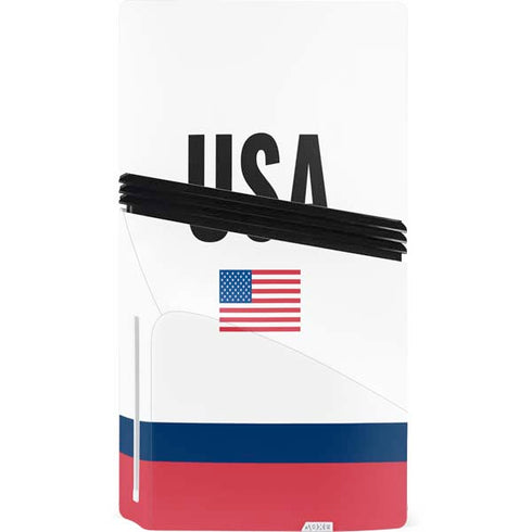 USA American Flag PS5 Pro Disk Console Skin